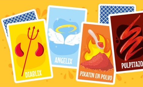 Cartas de lotería Dulces ZUVI: Diablix, Angelix, Pikatin y Pulpitazo