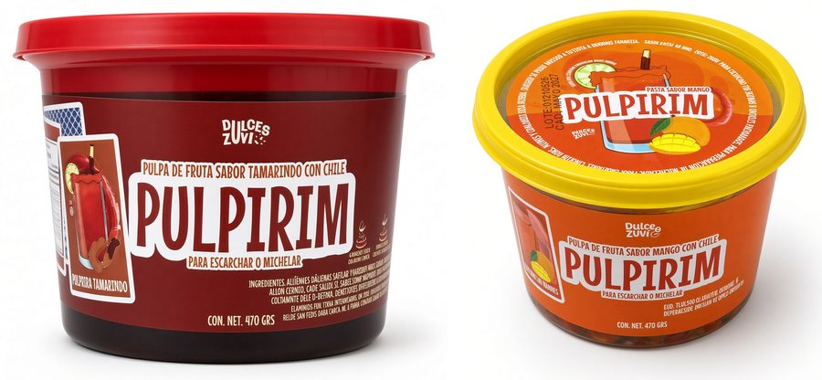 PulpiRim pasta para michelar sabor tamarindo y mango, tarro 470 g Dulces ZUVI